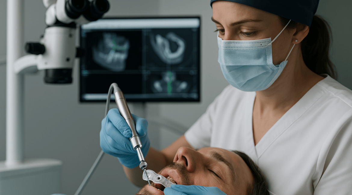 Имплантация по хирургическому шаблону