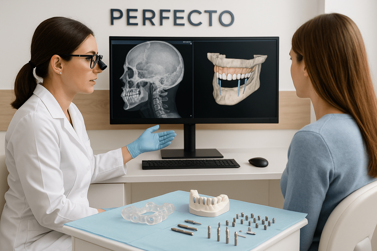 Имплантация при полном отсутствии зубов