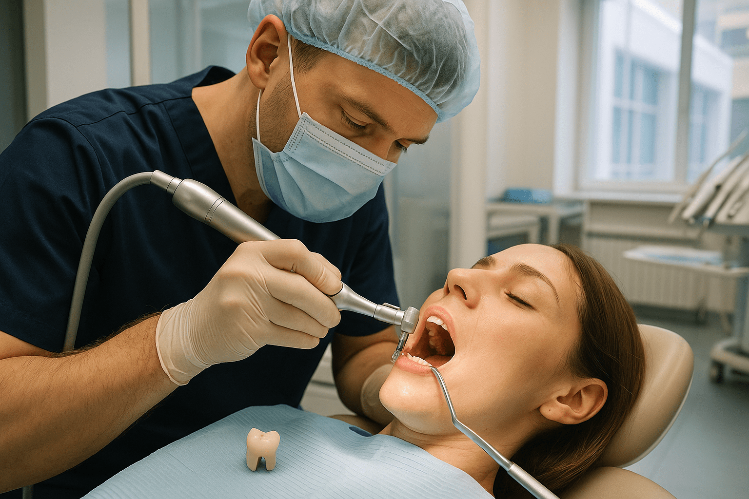 Одноэтапная имплантация зубов с немедленной нагрузкой