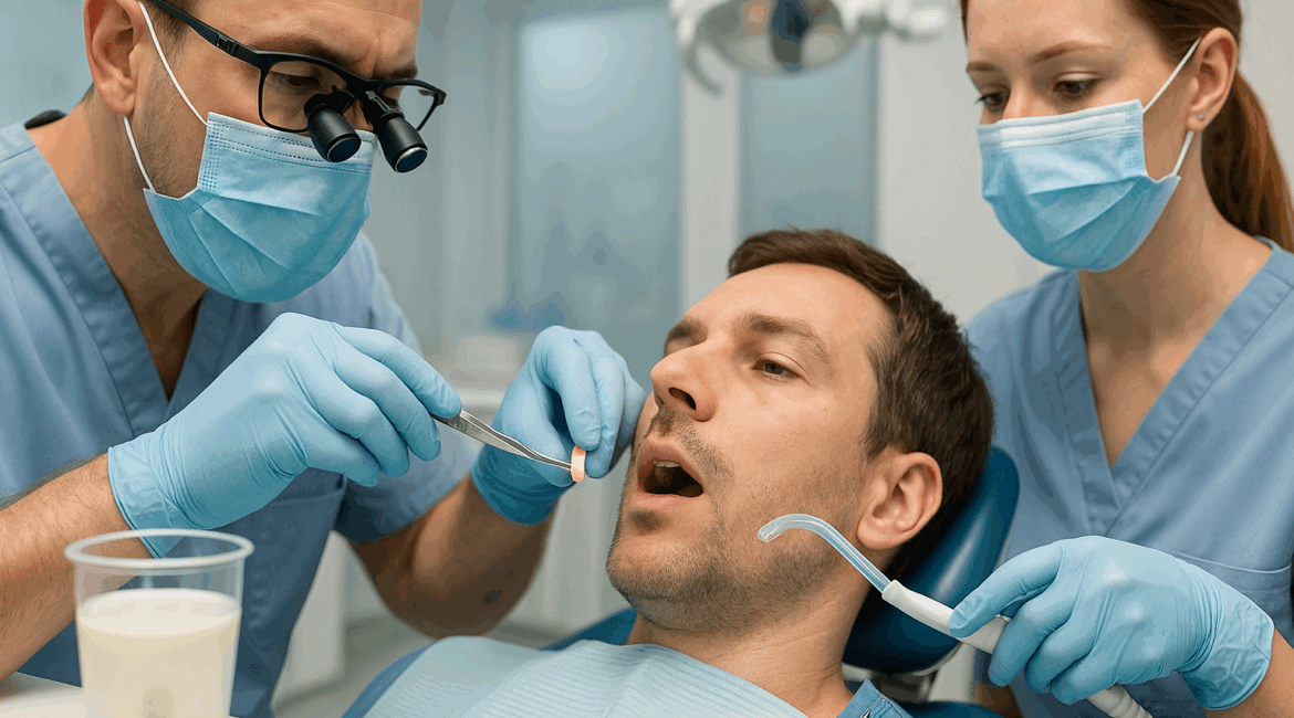 Зуб выбит: первая помощь, лечение