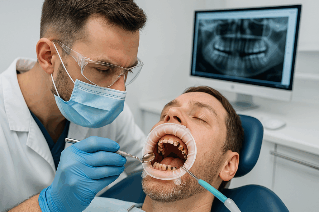 Если зубы сильно разрушены