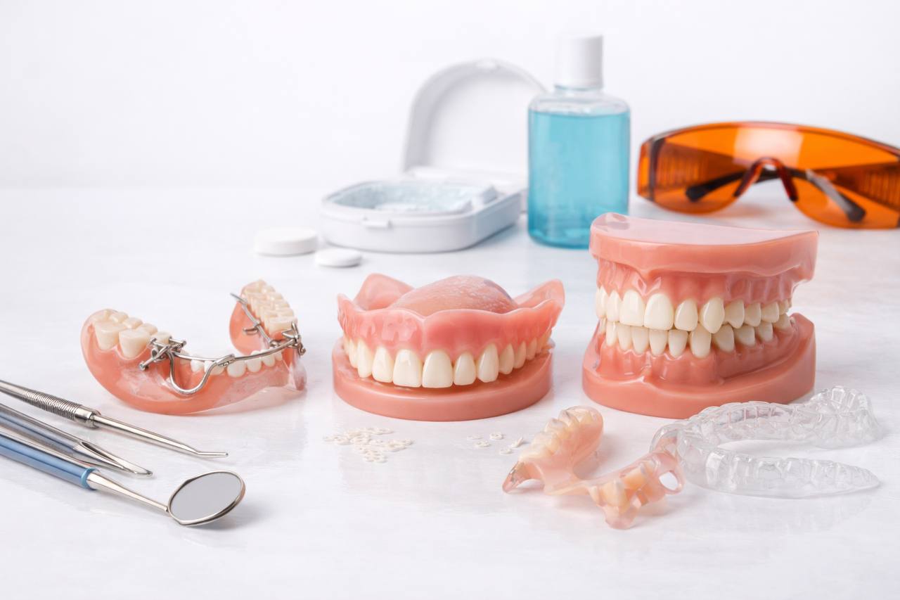 Какие бывают съемные зубные протезы